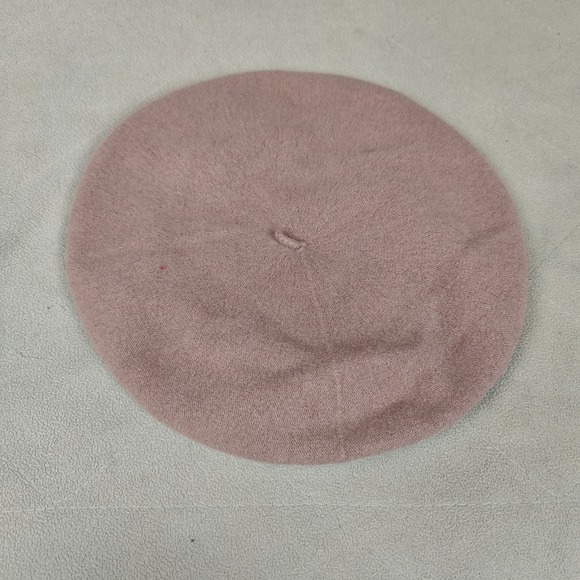 Janessa Leone Pink Wool Beret Hat Womens One Size‎ Made in USA Luxury Fashion main image 7